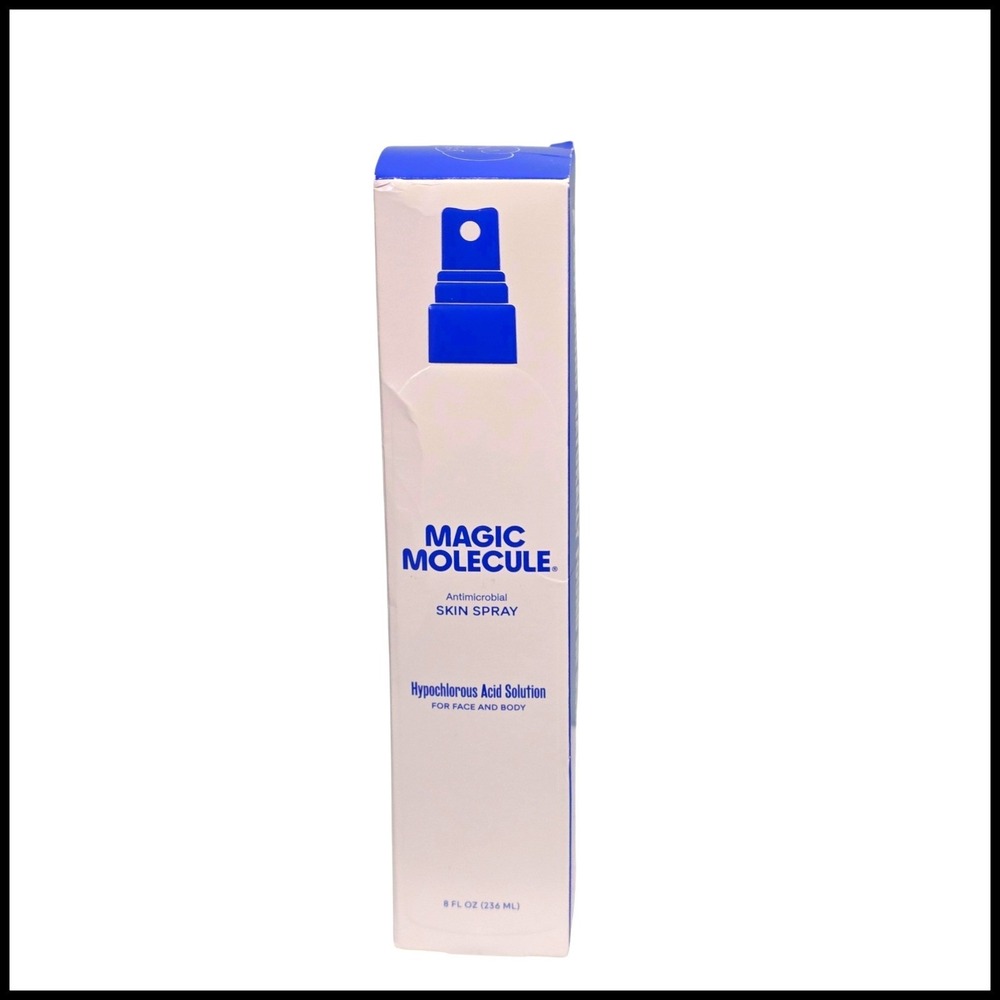 Magic Molecule Antimicrobial Skin Spray Hypochlorous Acid Face Body 8oz 236ml